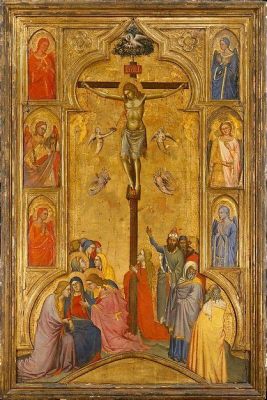 Crucifixion! A Study in Medieval Italian Devotion and Dramatic Chiaroscuro