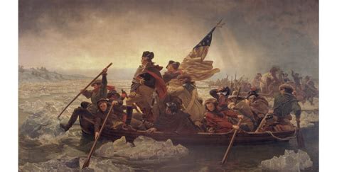  Washington Crossing the Delaware - Malowniczy Obraz Patriotycznej Odwagi i Mrocznego Zmęczenia Wojny